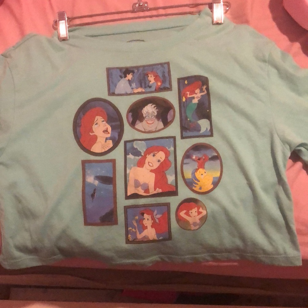 little mermaid crop top